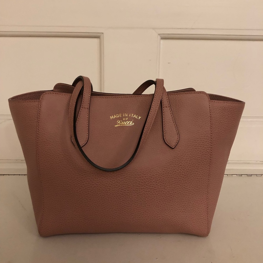 Gucci Swing Leather Tote - Picture 6 of 8